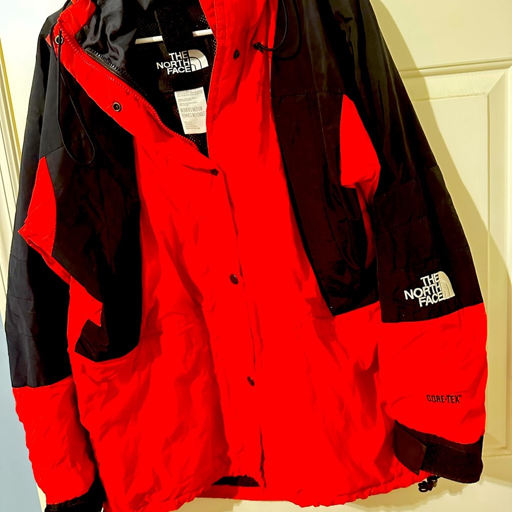 The North Face Women's Red and Black Shell Jacket